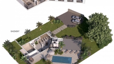 Stunning Ibiza Style Villa Under Construction on a Large Plot near Santa Gertrudis