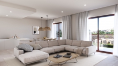 Luxury modern new-build apartments within short walking distance of Santa Eulalia Beach