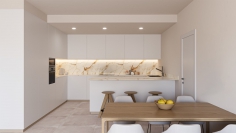 Luxury modern new-build apartments within short walking distance of Santa Eulalia Beach