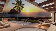 Stunning high tech design villa with amazing views of Es Vedra