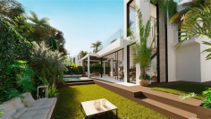 Stunning new build Ibiza villas walking distance from the beach in Cala Tarida