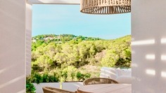 Stunning new build Ibiza villas with beautiful sea views at walking distance from the beach in Cala Tarida