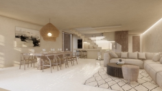 High tech design penthouse met prive zwembad en zeezicht op toplocatie Talamanca