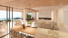 Schitterend high tech design ibiza penthouse in de jachthaven met fenomenaal zeezicht 