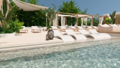 Luxurious Waterfront 2 bed  corner apartement in the marina of Santa Eulalia