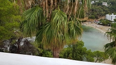 Fully renovated townhouse overlooking the bay and beach of Cala Vadella