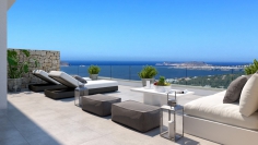 Modern new build penthouse with stunning sea view