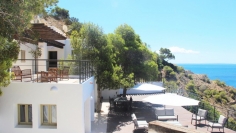 Impressive frontline villa in Es Cubells