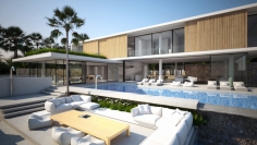 Luxury designer villas with sea view on top location Ibiza town