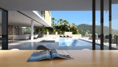 Luxury designer villas with sea view on top location Ibiza town