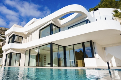 Brand new top quality modern villa with spectacular sea views