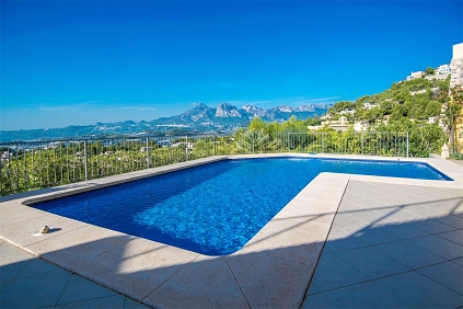 Beautiful Mediterranean style villa with amazing views near Altea La Vella