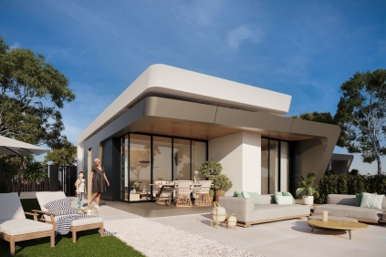 Luxury project located by the golf course, just a few minutes from the beach and the city of Alicante