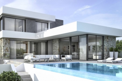 Modern new built villa with phenomenal sea views 