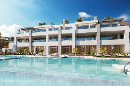 Beautiful contemporary sea view apartements for sale in sought after Cabopino