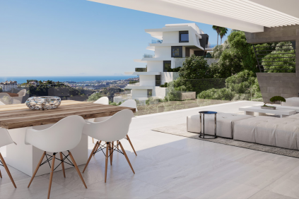 High end apartments and penthouses with a maximum of privacy and stunning sea views
