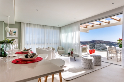 Spectaculair high end apartments close to Marbella with amazing sea views and luxury ameneties