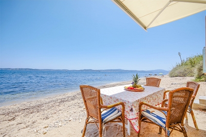 Stunning sea front apartment set directly on the beach in Sainte Maxime