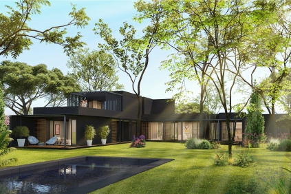 Luxury new build contemporary Golf villa near Saint Tropez within walking distance to the beach