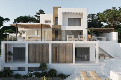 Schitterende moderne Ibiza stijl villa met spectaculair zicht op Es Vedra én verhuurlicentie!