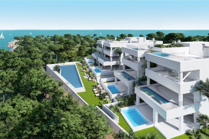 Stunning beach apartments with private plunge pools and amazing sea views