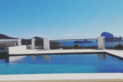 Gorgeous Modern Ibiza-Style Villa with Breathtaking Es Vedra Views and Rental License