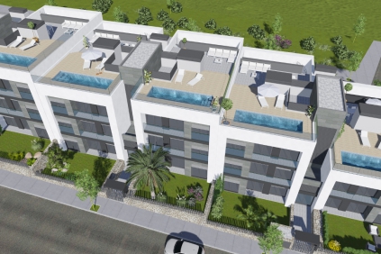 Luxury new build contemporary apartments for sale at walking distance from Talamanca beach