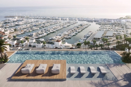 Exclusief nieuwbouwproject frontline jachthaven Santa Eulalia - laatste units nu beschikbaar!!