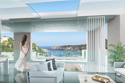 Schitterend nieuw designer penthouse aan het strand van Cala Vadella - Uniek!!!
