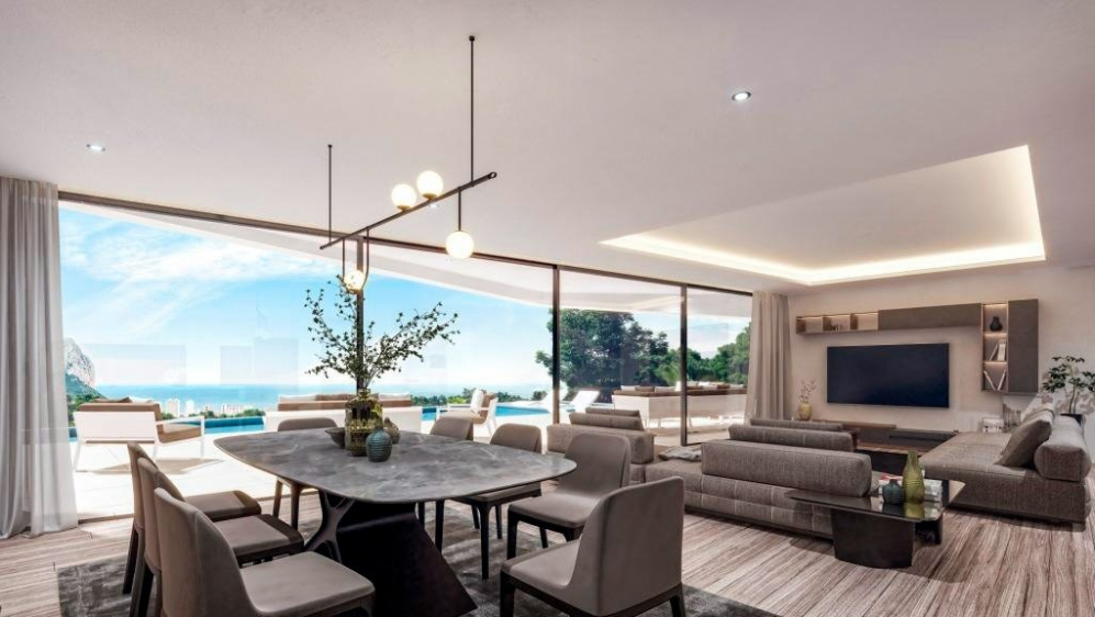 Superb quality designer villa with beautiful sea views