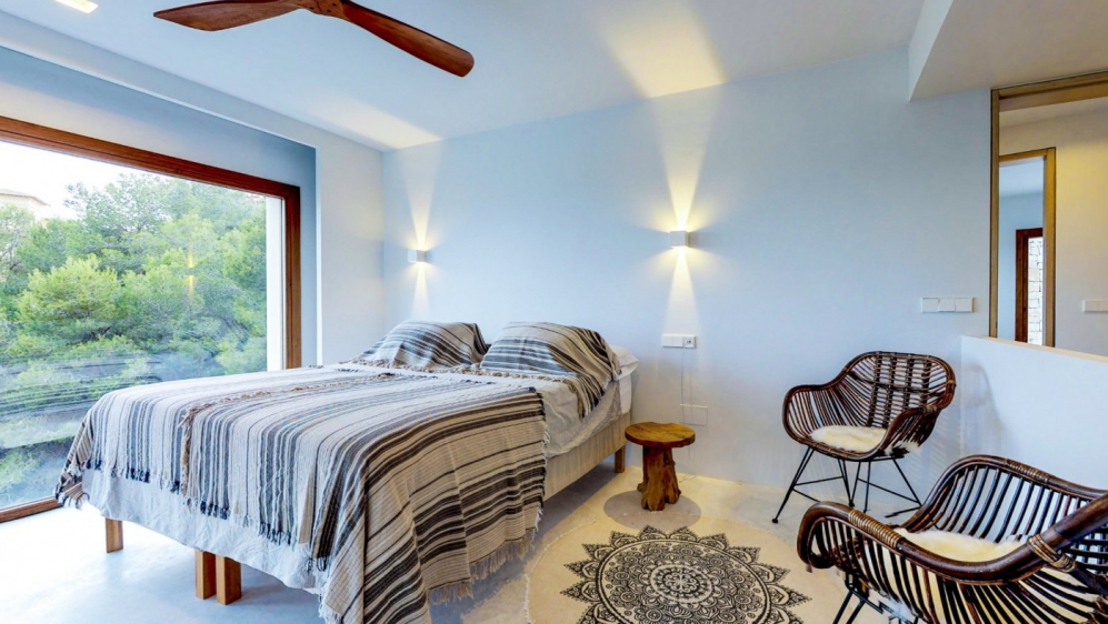 Stunnig Ibiza style villa with amazing sea views for sale close to the beach in Javea
