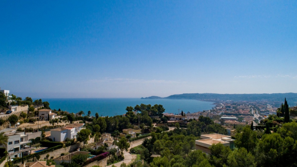 Stunnig Ibiza style villa with amazing sea views for sale close to the beach in Javea