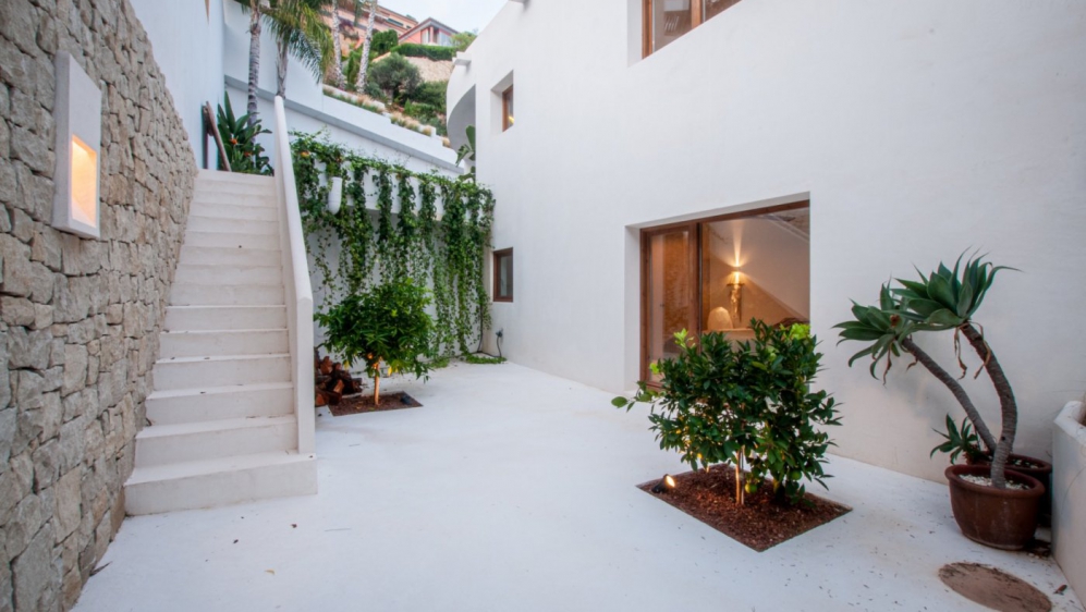Stunnig Ibiza style villa with amazing sea views for sale close to the beach in Javea