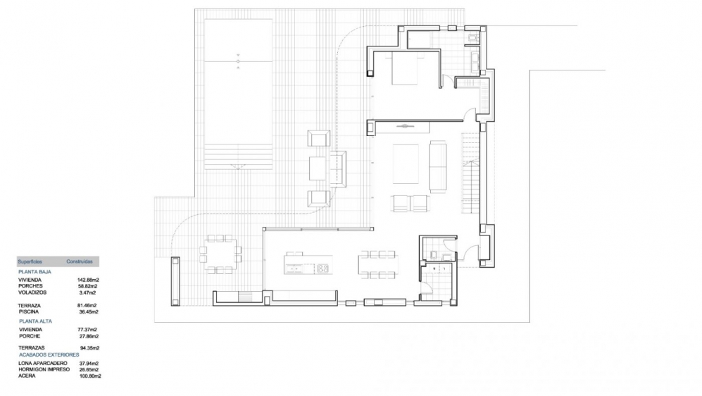 Beautiful modern organic shaped villa close to Moraira centre
