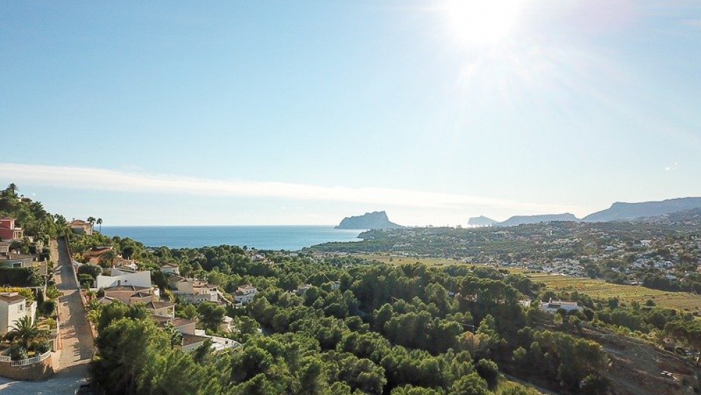 Fantastische nieuwe Ibiza stijl villa met fenomenaal zeezicht