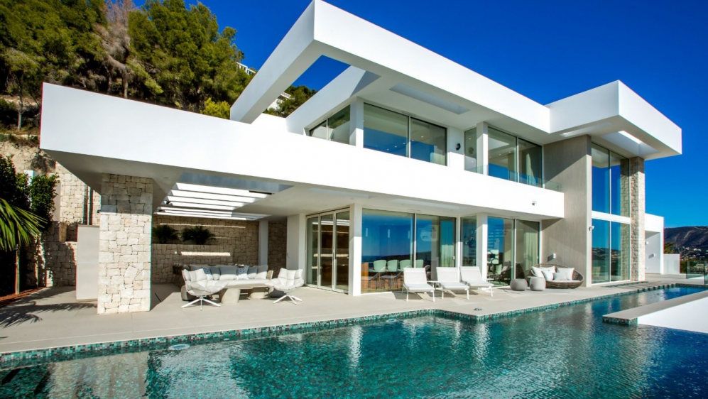 Stunning contemporary villa with the most amazing sea views in best location Moraira