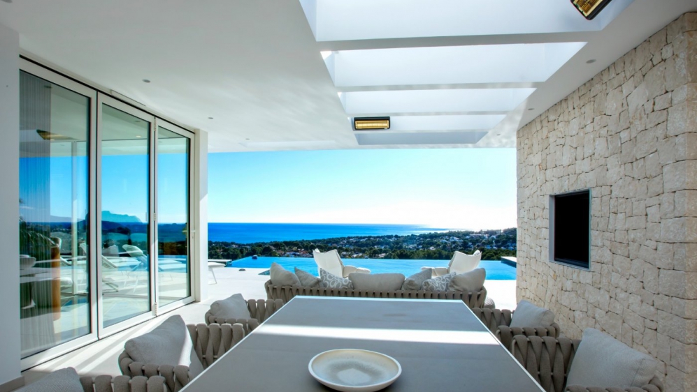 Stunning contemporary villa with the most amazing sea views in best location Moraira