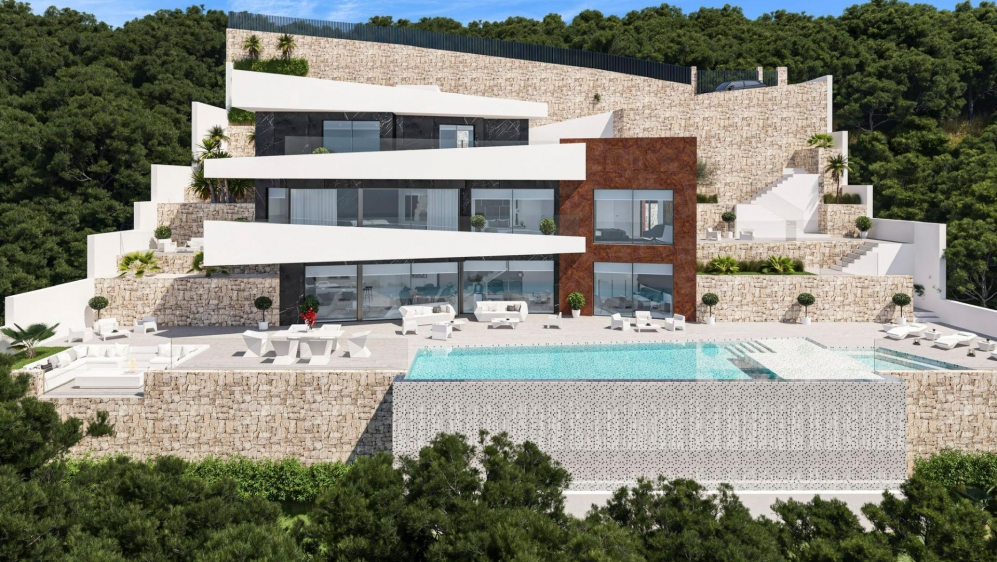 Absolute topkwaliteit designer villa met prachtig zeezicht