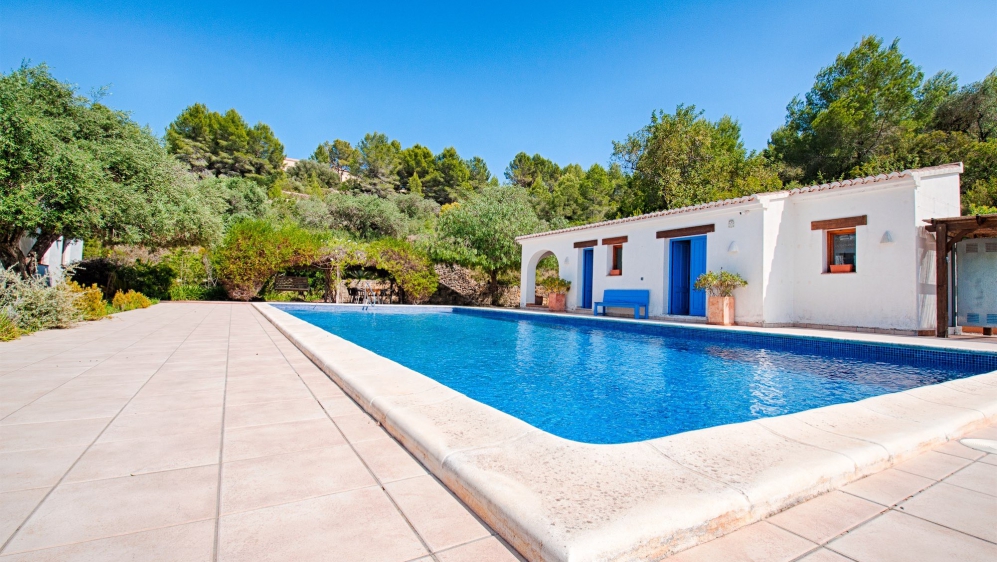 Beautiful finca in green surroundings offering breathtaking views in Benissa 