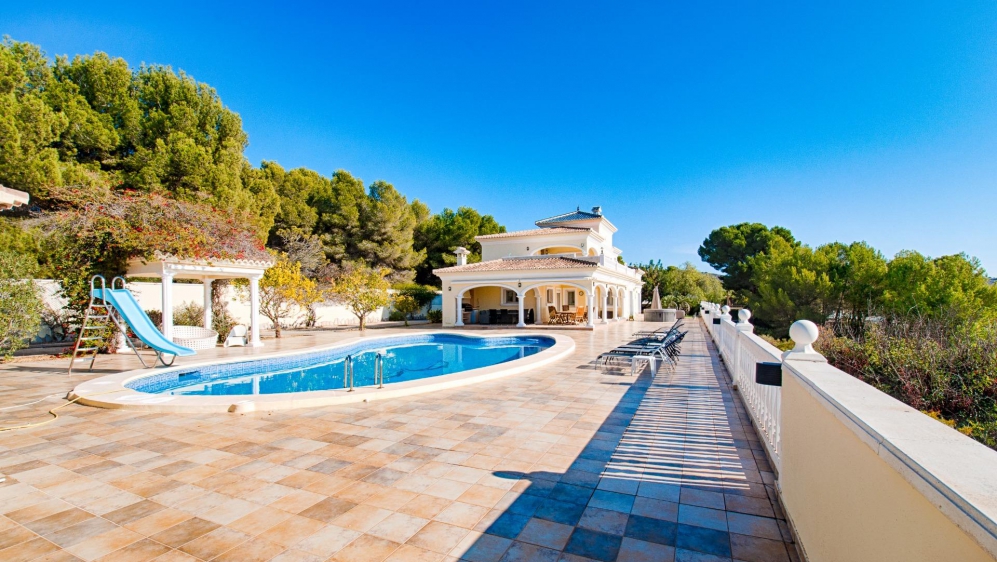 Mediterranean villa in prime Moraira location with panoramic sea views and immense potential!