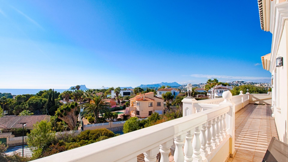 Mediterranean villa in prime Moraira location with panoramic sea views and immense potential!