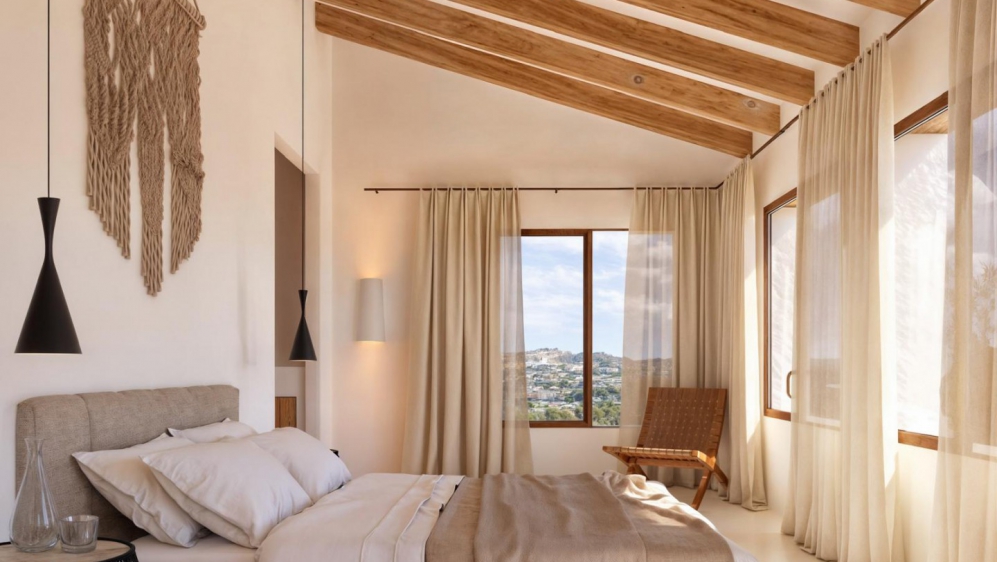 luxury new-build finca in Mediterranean style on large plot with panoramic views