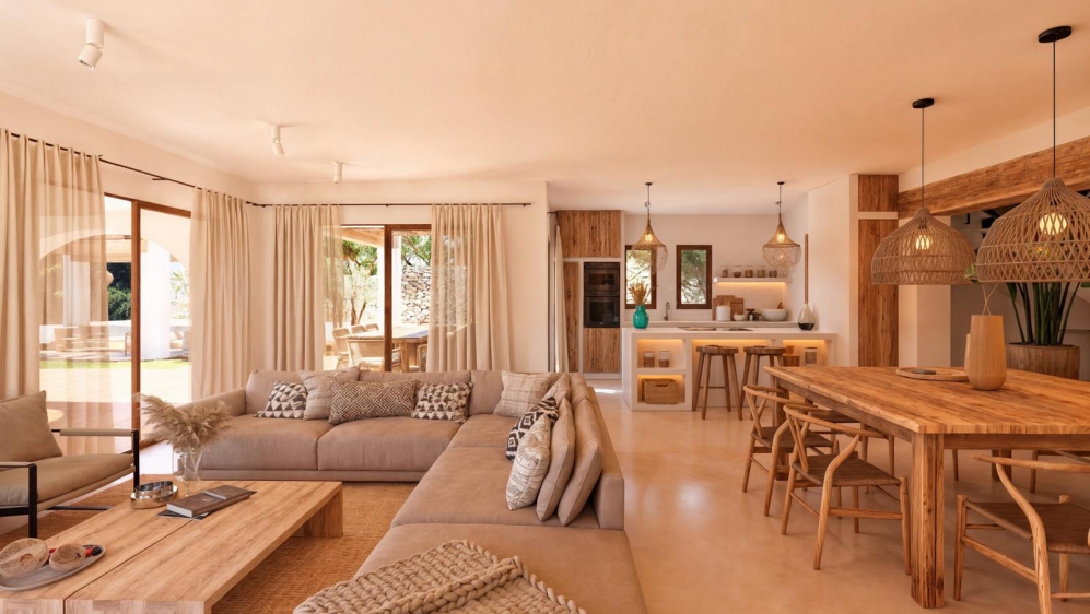 luxury new-build finca in Mediterranean style on large plot with panoramic views