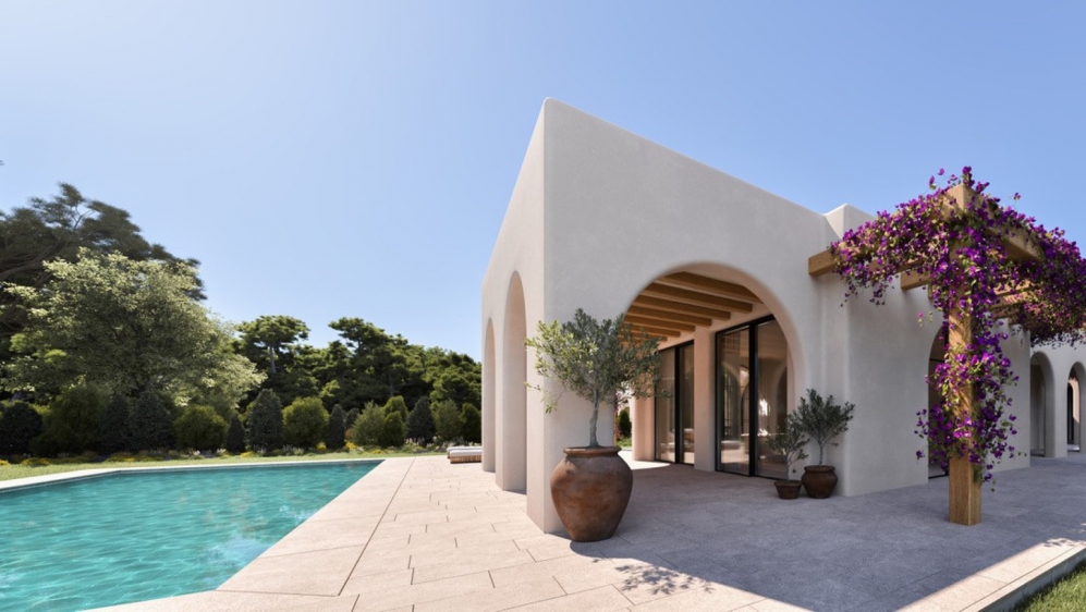 Exclusieve Ibiza-stijl villa’s op toplocatie in Moraira