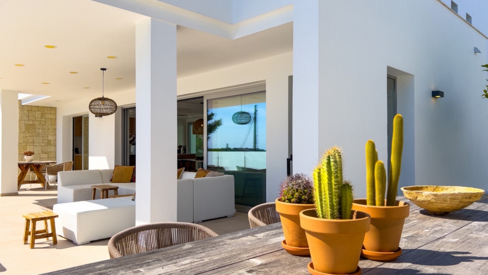 Modern Mediterrane villa met panoramisch zeezicht op toplocatie in Moraira