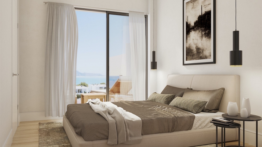 Luxe moderne vrijstaande villa's met zeezicht op loopafstand van het strand en faciliteiten