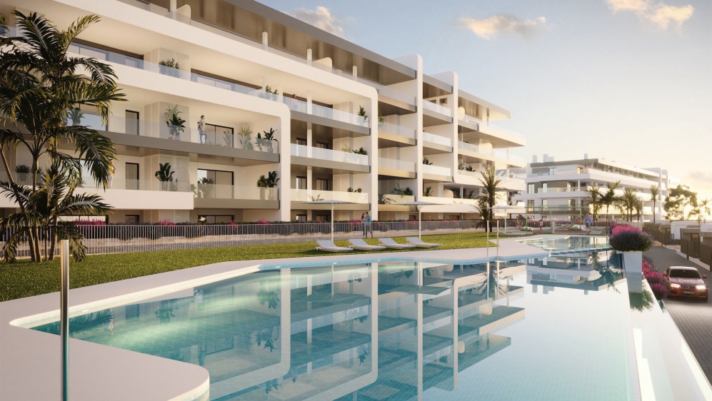 Luxe project aan  de golfbaan op slechts een paar minuten van het strand en de stad Alicante