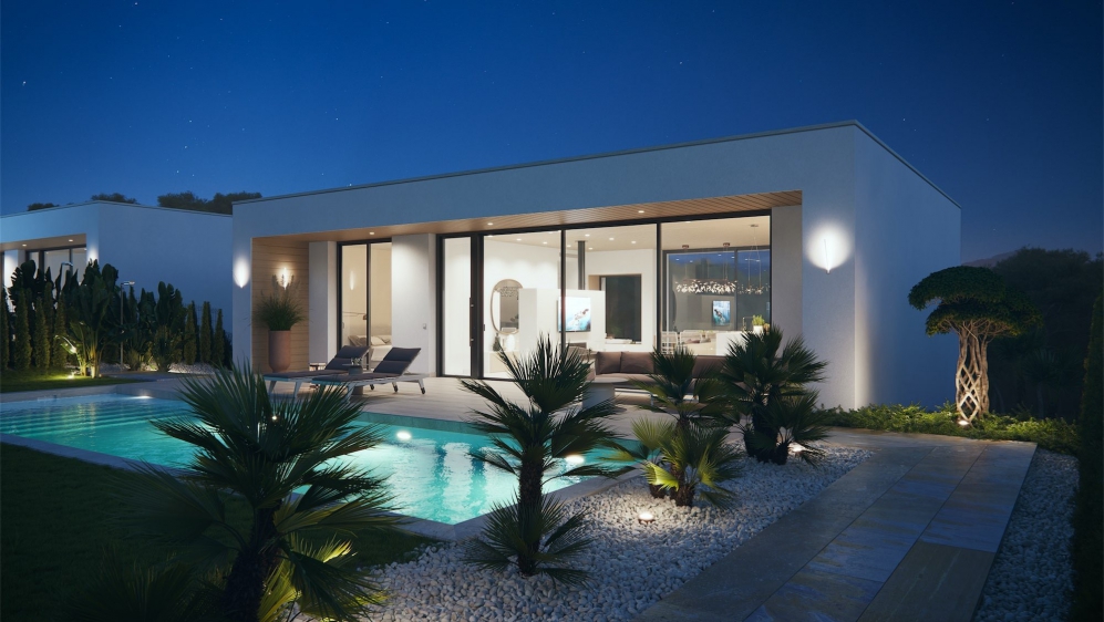 Moderne design villa's op luxe resort met 5 sterren faciliteiten & services