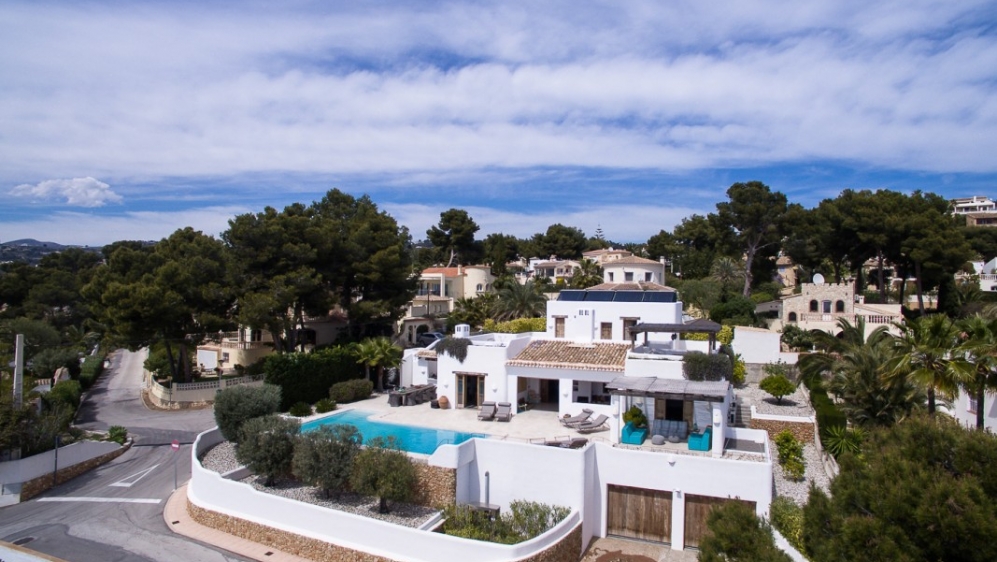 Stunning Ibiza style villa with beautiful sea views