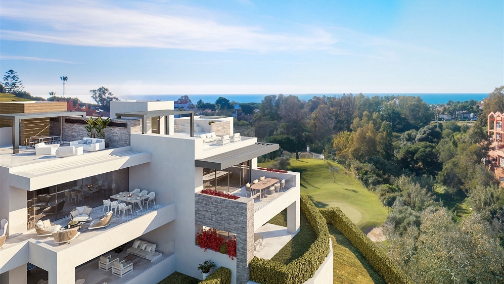 Beautiful contemporary sea view apartements for sale in sought after Cabopino
